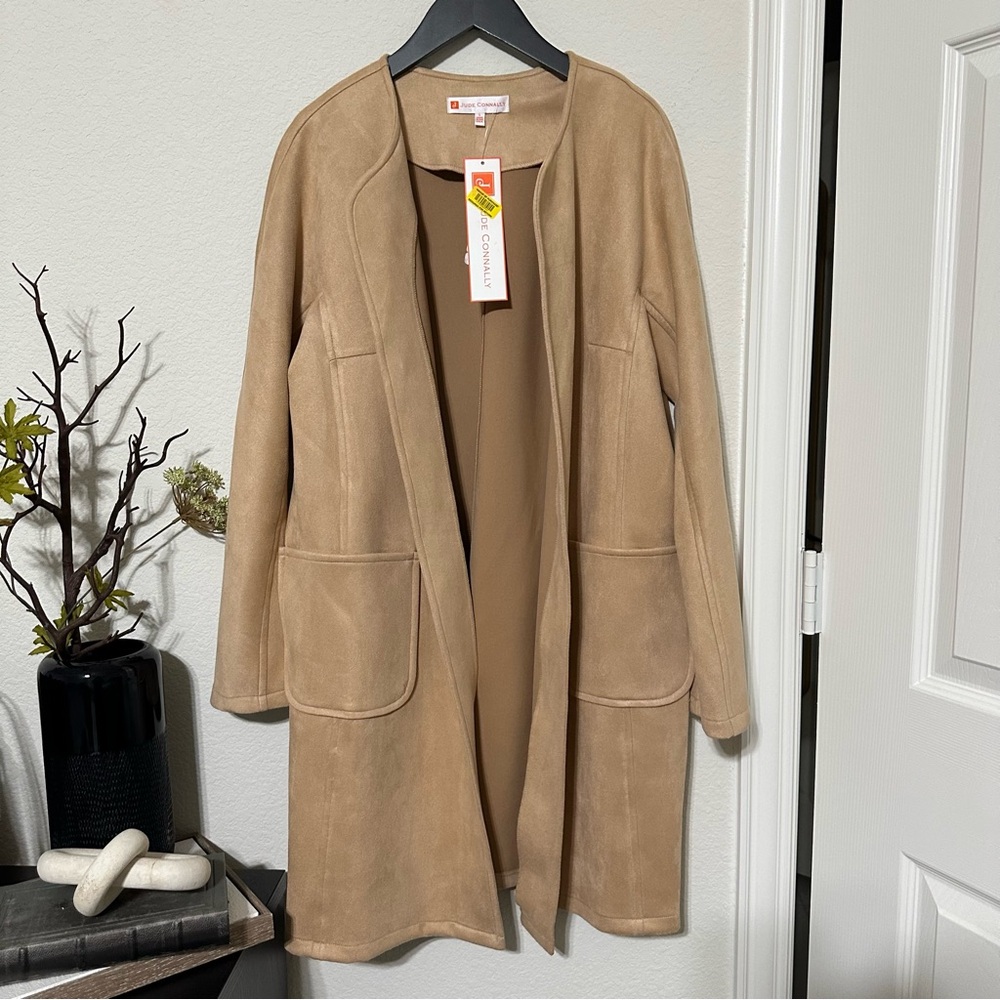 NWT JUDE CONNALLY Birdie Jacket Faux Suede - Picture 7 of 11
